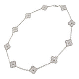 ヴァンクリーフ＆アーペル Van Cleef & Arpels ヴィンテージ アルハンブラ ネックレス、10モチーフ 750WG ジュエリー