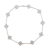 ヴァンクリーフ＆アーペル Van Cleef & Arpels ヴィンテージ アルハンブラ ネックレス、10モチーフ 750WG ジュエリー