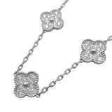ヴァンクリーフ＆アーペル Van Cleef & Arpels ヴィンテージ アルハンブラ ネックレス、10モチーフ 750WG ジュエリー