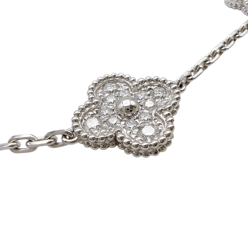 ヴァンクリーフ＆アーペル Van Cleef & Arpels ヴィンテージ アルハンブラ ネックレス、10モチーフ 750WG ジュエリー