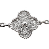 ヴァンクリーフ＆アーペル Van Cleef & Arpels ヴィンテージ アルハンブラ ネックレス、10モチーフ 750WG ジュエリー