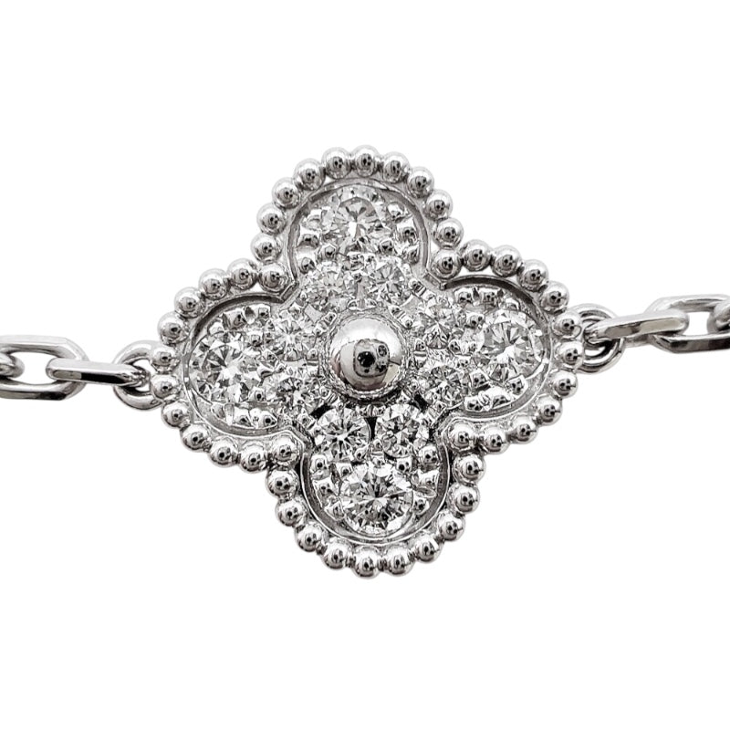 ヴァンクリーフ＆アーペル Van Cleef & Arpels ヴィンテージ アルハンブラ ネックレス、10モチーフ 750WG ジュエリー