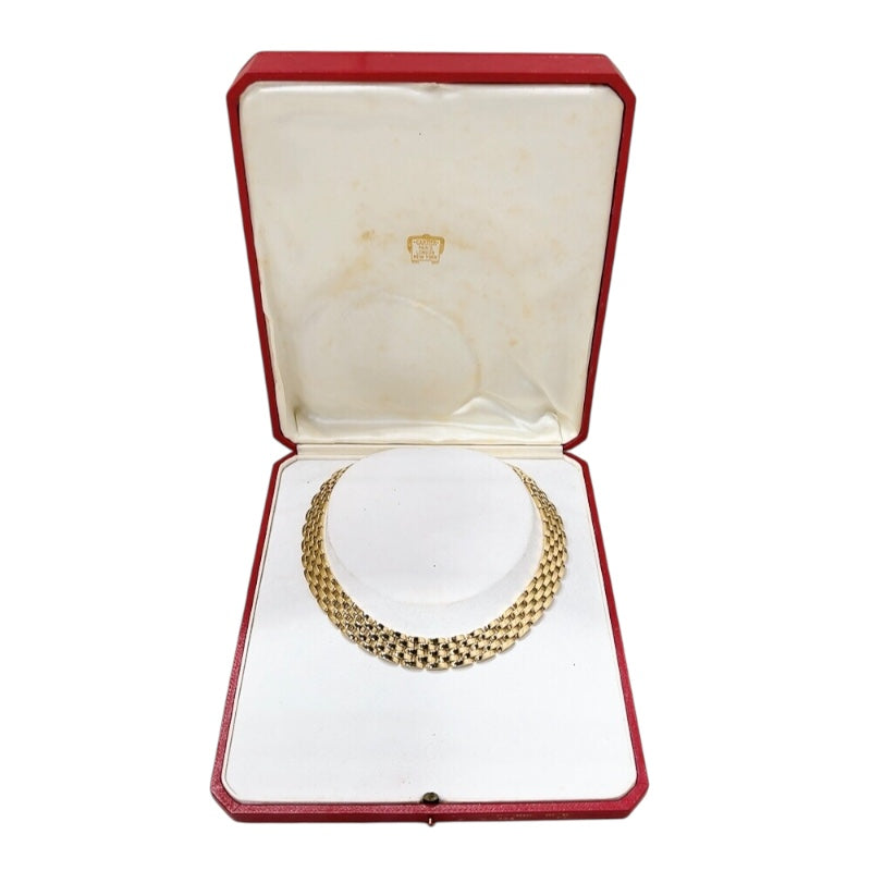 カルティエ Cartier マイヨンパンテール　ネックレス 750YG ジュエリー
