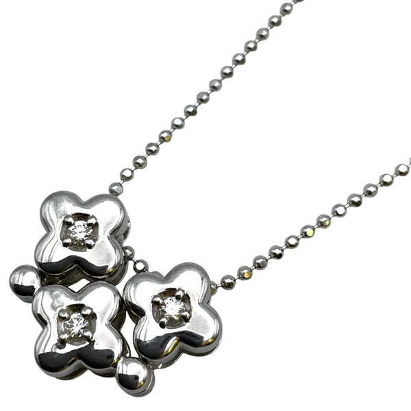 タサキ TASAKI 花ﾈｯｸﾚｽ シルバー K18WG アクセサリー