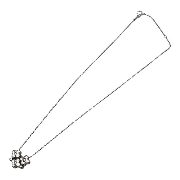 タサキ TASAKI 花ﾈｯｸﾚｽ シルバー K18WG アクセサリー