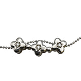 タサキ TASAKI 花ﾈｯｸﾚｽ シルバー K18WG アクセサリー