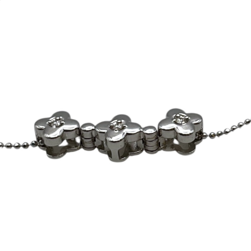 タサキ TASAKI 花ﾈｯｸﾚｽ シルバー K18WG アクセサリー