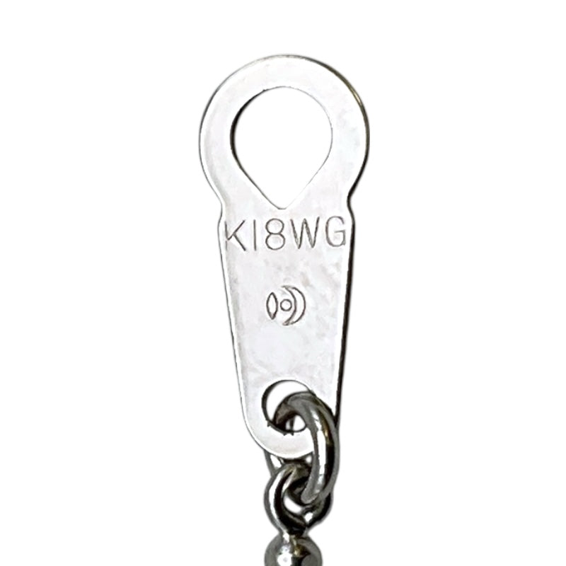 タサキ TASAKI 花ﾈｯｸﾚｽ シルバー K18WG アクセサリー