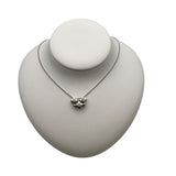 タサキ TASAKI 花ﾈｯｸﾚｽ シルバー K18WG アクセサリー