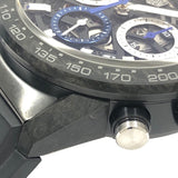 タグ・ホイヤー TAG HEUER カレラ キャリバーホイヤー02 クロノグラフ CBG2017.FT6143 ブラック SS/カーボンPDV メンズ 腕時計