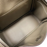 エルメス HERMES リンディ26 Y刻印 エトゥープ シルバー金具 トリヨン レディース ハンドバッグ