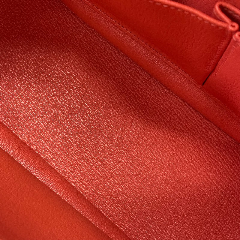 エルメス HERMES ジプシエール28 □P刻 ローズジャイプール シルバー金具 トリヨン レディース ショルダーバッグ