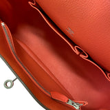 エルメス HERMES ジプシエール28 □P刻 ローズジャイプール シルバー金具 トリヨン レディース ショルダーバッグ