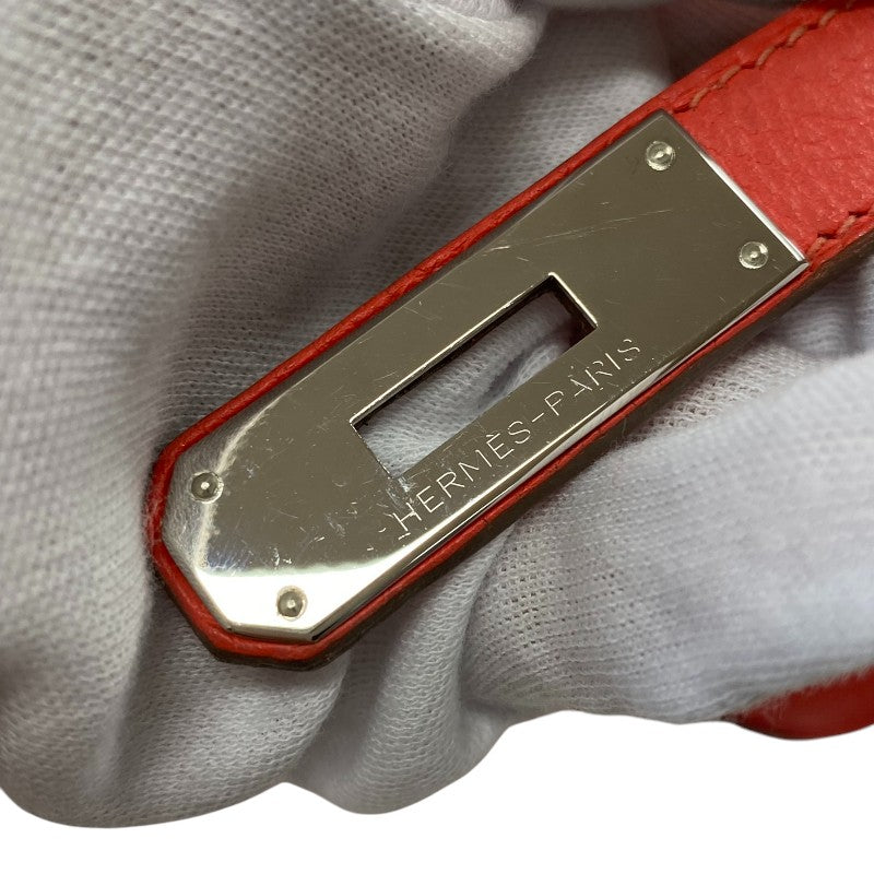 エルメス HERMES ジプシエール28 □P刻 ローズジャイプール シルバー金具 トリヨン レディース ショルダーバッグ