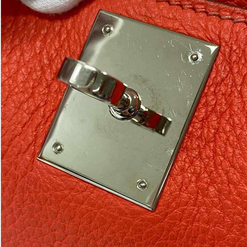 エルメス HERMES ジプシエール28 □P刻 ローズジャイプール シルバー金具 トリヨン レディース ショルダーバッグ