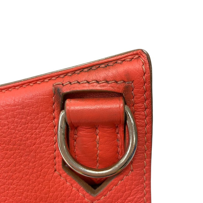 エルメス HERMES ジプシエール28 □P刻 ローズジャイプール シルバー金具 トリヨン レディース ショルダーバッグ