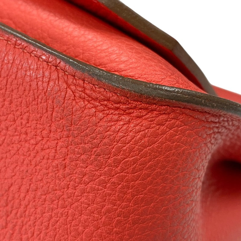 エルメス HERMES ジプシエール28 □P刻 ローズジャイプール シルバー金具 トリヨン レディース ショルダーバッグ