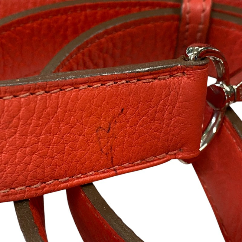 エルメス HERMES ジプシエール28 □P刻 ローズジャイプール シルバー金具 トリヨン レディース ショルダーバッグ