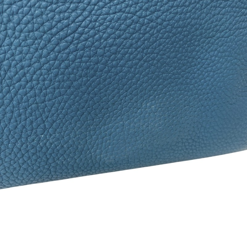 エルメス HERMES ケリー32 □H刻 ブルージーン シルバー金具