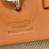 エルメス HERMES エールバッグアドPM □C刻(1999年) ベージュ/ゴールド金具 トワル・ハンター ユニセックス リュック・デイパック