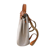 エルメス HERMES エールバッグアドPM □C刻(1999年) ベージュ/ゴールド金具 トワル・ハンター ユニセックス リュック・デイパック