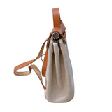 エルメス HERMES エールバッグアドPM □C刻(1999年) ベージュ/ゴールド金具 トワル・ハンター ユニセックス リュック・デイパック