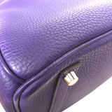 エルメス HERMES バーキン35 □N刻 アイリス シルバー金具 トゴ レディース ハンドバッグ