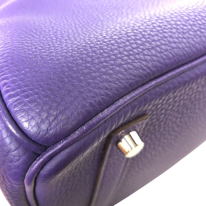 エルメス HERMES バーキン35 □N刻 アイリス シルバー金具 トゴ レディース ハンドバッグ