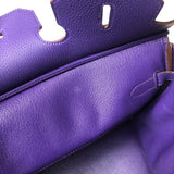 エルメス HERMES バーキン35 □N刻 アイリス シルバー金具 トゴ レディース ハンドバッグ