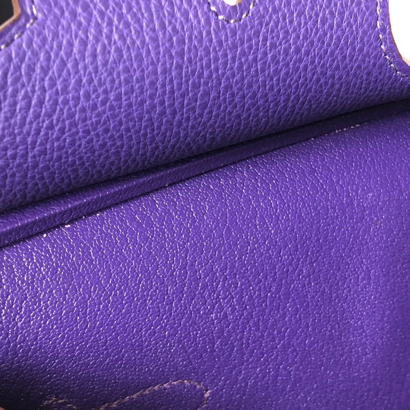 エルメス HERMES バーキン35 □N刻 アイリス シルバー金具 トゴ レディース ハンドバッグ