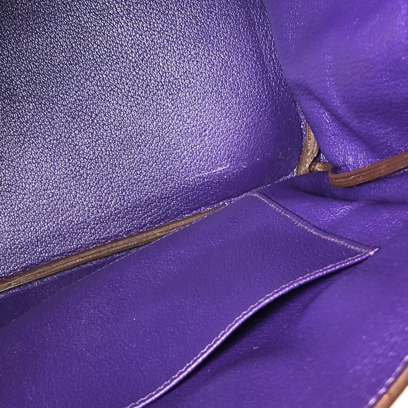 エルメス HERMES バーキン35 □N刻 アイリス シルバー金具 トゴ レディース ハンドバッグ