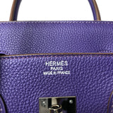エルメス HERMES バーキン35 □N刻 アイリス シルバー金具 トゴ レディース ハンドバッグ