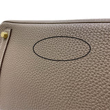 エルメス HERMES バーキン30 Z刻印 エトゥープ ゴールド金具 トゴ レディース ハンドバッグ