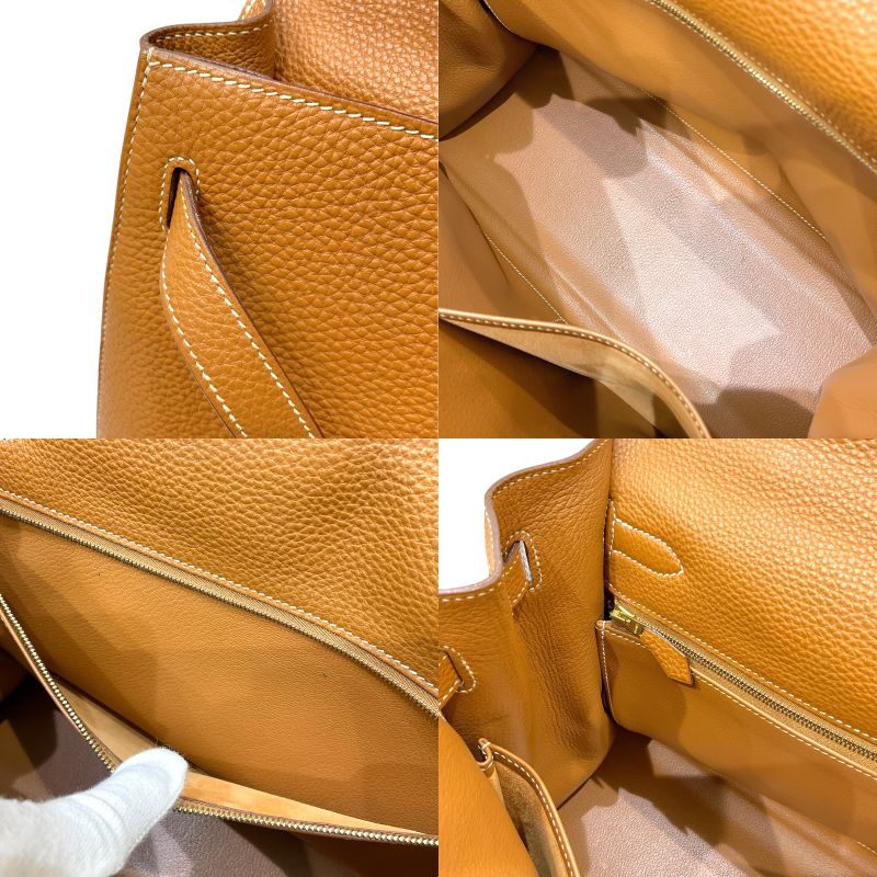 エルメス HERMES ケリー35 外縫い □I刻印 ゴールド ゴールド金具 トゴ レディース ハンドバッグ