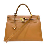 エルメス HERMES ケリー35 外縫い □I刻印 ゴールド ゴールド金具 トゴ レディース ハンドバッグ