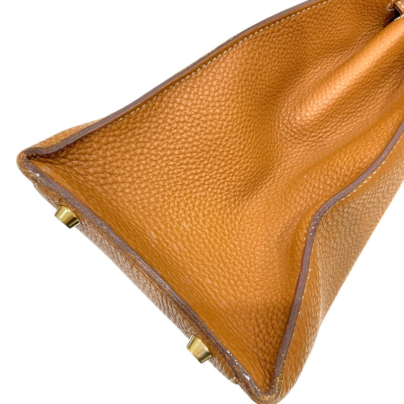 エルメス HERMES ケリー35 外縫い □I刻印 ゴールド ゴールド金具 トゴ レディース ハンドバッグ