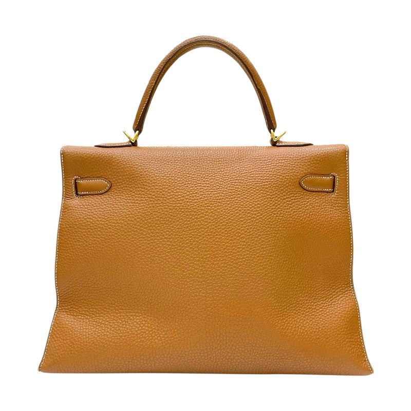 エルメス HERMES ケリー35 外縫い □I刻印 ゴールド ゴールド金具 トゴ レディース ハンドバッグ