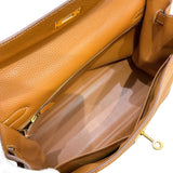 エルメス HERMES ケリー35 外縫い □I刻印 ゴールド ゴールド金具 トゴ レディース ハンドバッグ