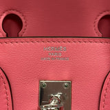 エルメス HERMES バーキン25 A刻 ローズアザレ シルバー金具 スイフト レディース ハンドバッグ