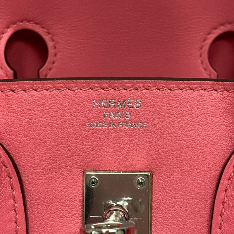 エルメス HERMES バーキン25 A刻 ローズアザレ シルバー金具 スイフト レディース ハンドバッグ