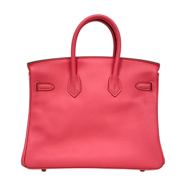 エルメス HERMES バーキン25 A刻 ローズアザレ シルバー金具 スイフト レディース ハンドバッグ