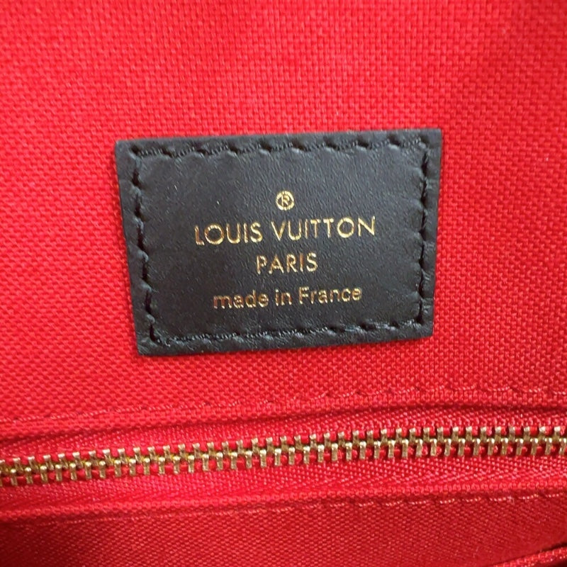 ルイ・ヴィトン LOUIS VUITTON オンザゴーMM M45321 ブラウン　ゴールド金具 モノグラム・リバース レディース トートバッグ