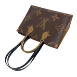 ルイ・ヴィトン LOUIS VUITTON オンザゴーMM M45321 ブラウン　ゴールド金具 モノグラム・リバース レディース トートバッグ