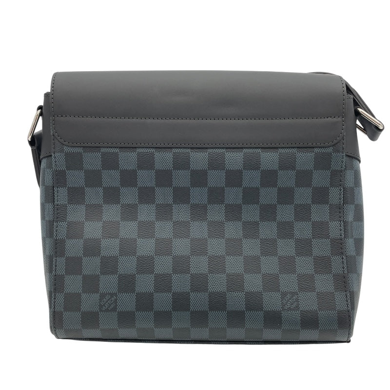 ルイ・ヴィトン LOUIS VUITTON ニューポート・メッセンジャー PM  N41587  ブラック ダミエ・コバルト メンズ メッセンジャーバッグ