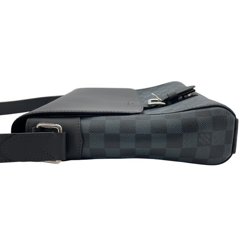 ルイ・ヴィトン LOUIS VUITTON ニューポート・メッセンジャー PM  N41587  ブラック ダミエ・コバルト メンズ メッセンジャーバッグ