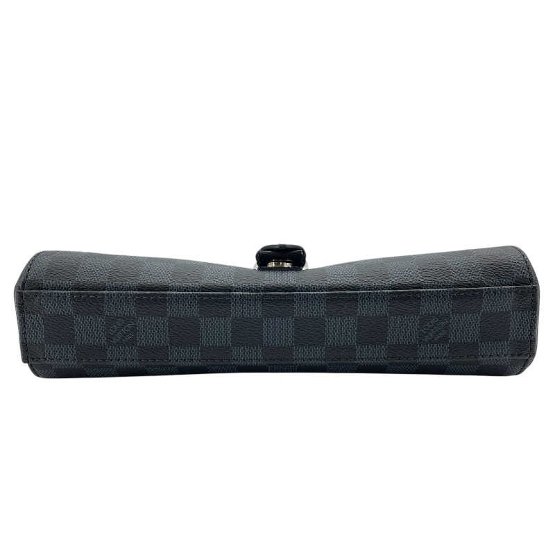 ルイ・ヴィトン LOUIS VUITTON ニューポート・メッセンジャー PM  N41587  ブラック ダミエ・コバルト メンズ メッセンジャーバッグ