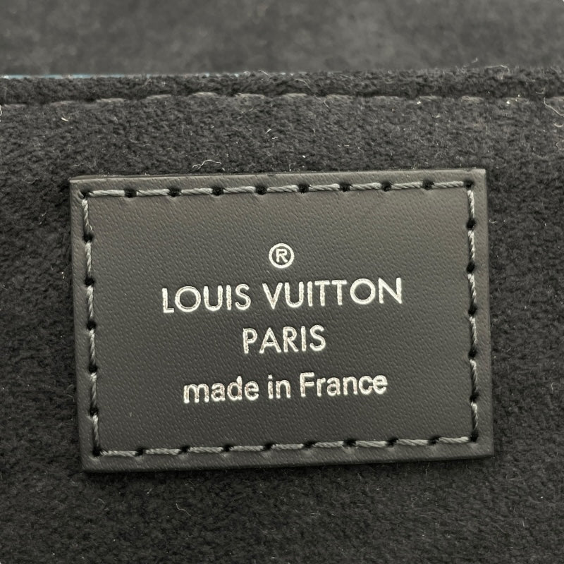 ルイ・ヴィトン LOUIS VUITTON ニューポート・メッセンジャー PM  N41587  ブラック ダミエ・コバルト メンズ メッセンジャーバッグ