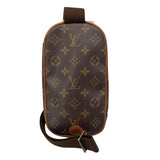 ルイ・ヴィトン LOUIS VUITTON ポシェット・ガンジュ M51870 ブラウン モノグラム・キャンバス ユニセックス ショルダーバッグ