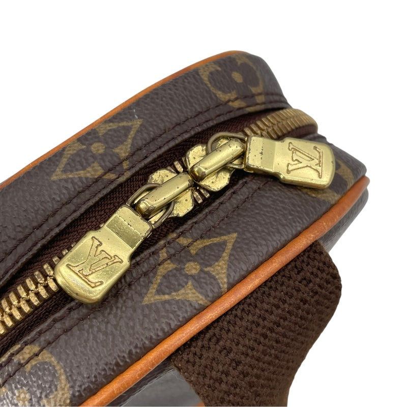 ルイ・ヴィトン LOUIS VUITTON ポシェット・ガンジュ M51870 ブラウン モノグラム・キャンバス ユニセックス ショルダーバッグ