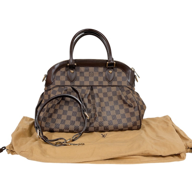 ルイ・ヴィトン LOUIS VUITTON トレヴィPM N51997 ブラウン ダミエ レディース ハンドバッグ